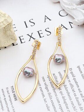 Alexis Bittar Pearl Stud Earrings